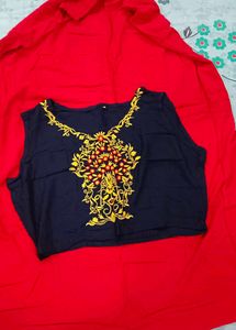 Vibrant Yellow &amp; Red Ethnic Set