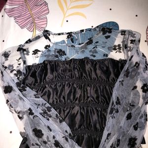 Korean Net Tops For Women