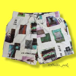 Off-White Graphic Print Shorts