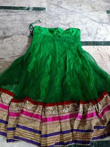 Green Lehenga Choli Set