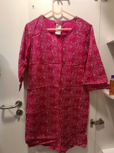 Pink Paisley Kurti
