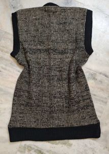 Cozy V-Neck Knit Tunic Top