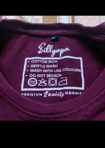 Maroon Graphic Sweatshirt