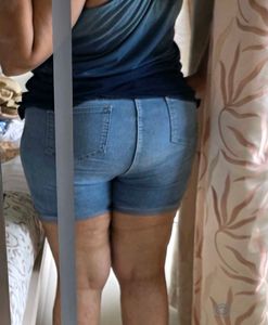 Light Wash Denim Shorts