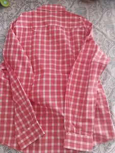 Indian Terrain Pink Checkered Shirt