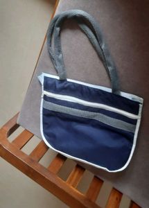 Navy Blue Tote Bag