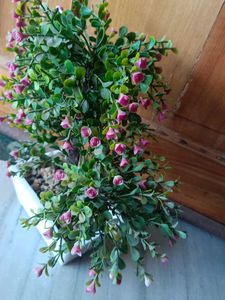 Artificial Plant with Pink Flowers