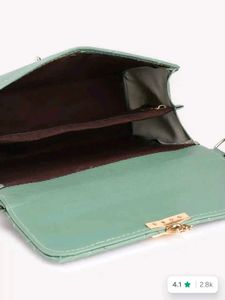 Quilted Mint Green Crossbody Bag