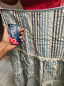Boho Striped Tiered Maxi Skirt