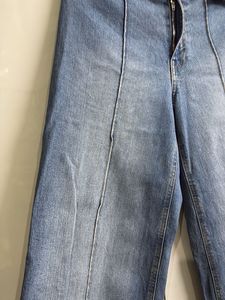 Wide Leg Denim Jeans High Waist