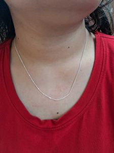 Elegant Silver Chain Necklace