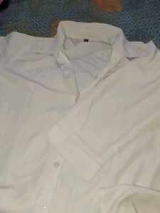 Classic White Button-Down Shirt
