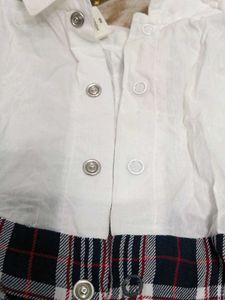 Adorable Plaid Baby Romper