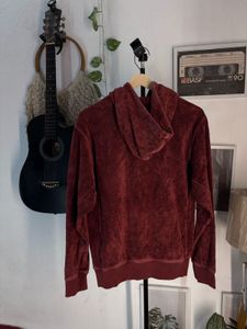 carhartt Maroon Velour Hoodie