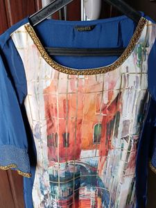 Wishful Navyblue Kurti