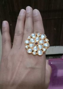 Statement Kundan Style Ring