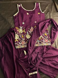 Embroidered Kurta Set with Dupatta