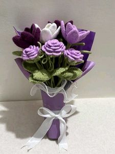 Handmade Crochet Flower Bouquet