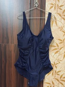 Elegant Navy One-Piece Swimsuit