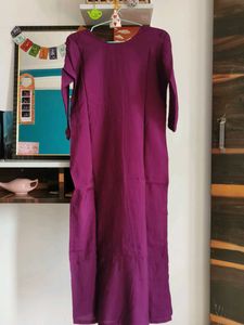 Elegant Purple Embroidered Suit