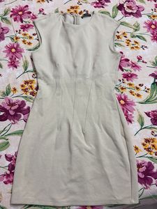 Zara Beige Sleeveless Dress