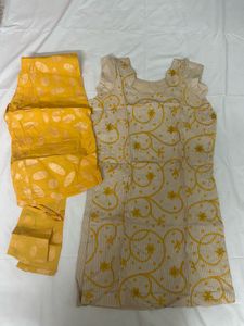 Elegant Yellow Kurta Set