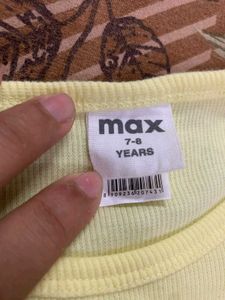 Cute Yellow Cut-Out T-Shirt