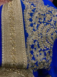Elegant New Blue 2shade Saree -Rs.2400