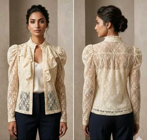 Cute Cream lace Shirt/shrug 😍