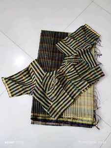 Sambalpuri Design In Chanderi Saree