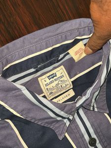 Levi's Striped Long Sleeve Button-Up Shir
