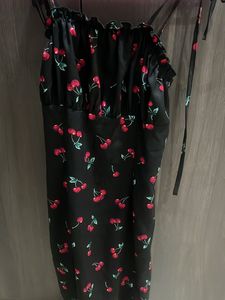 Cherry Print Mini Dress
