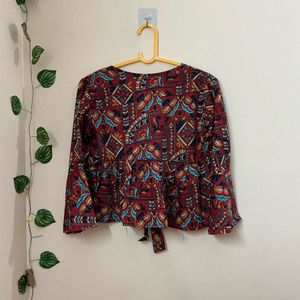 peplum top crop