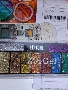 S.T.R Color Glitter Gel Palette