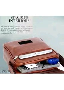 Stylish Men's Leather Sling Bag/ Cross Bag