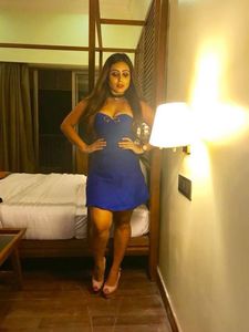 Royal Blue Strapless Fit &amp; Flare Dress