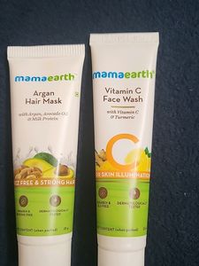 Mama Earth Facewash And Hair Conditioner Combo