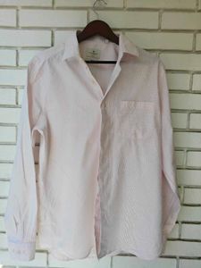 Blackberry Men's slim fit Light Pink Casual Shirt