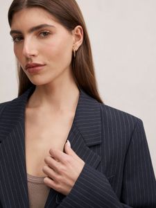 Pinstripe Blazer