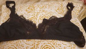 Black Lace Bra