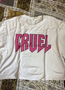 2 crop top only 150 Casual V-Neck T-Shirt