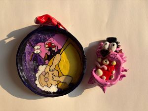 Courage the Cowardly Dog lighter cover &amp; ash tray