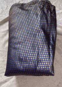 Royal Blue Brocade long Skirt