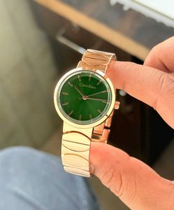 Calvin Klein Rose Gold Green Watch