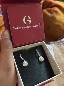 GIVA Sparkling Dangle Earrings