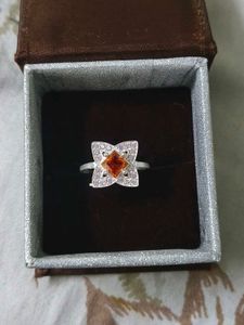 pure silver ring