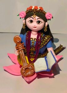 Shiv, Hanuman Ji And Saraswti Mata