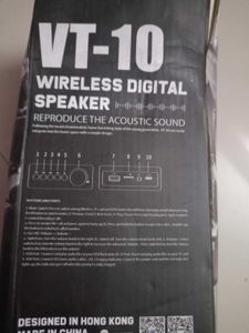 RESTOCKED*WIRELESS SPEAKER WITH CHARGING CABLE"