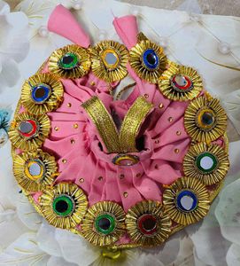Laddu Gopal Fancy Dress Fabric Cotton Size 4, 5, 6