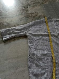 Striped Casual Tunic Top
